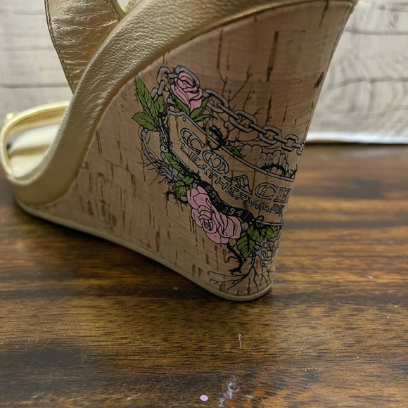Women’s Coach Ellette Rose tattoo wedges - Picture 3 of 12